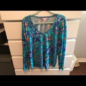 EUC Lilly Pulitzer Long Sleeve top sz large